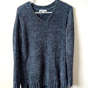 Orvis Ladies' Chenille Tunic Sweater Blue Size Medium